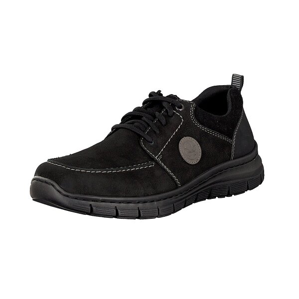 Rieker Herren Schn&uuml;rschuh schwarz