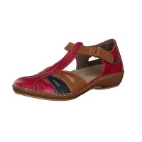 Rieker Damen Slipper rot