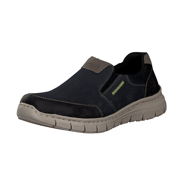 Rieker Herren Slipper blau