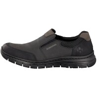 Rieker Herren Slipper schwarz
