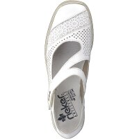 Rieker Damen Slipper wei&szlig;