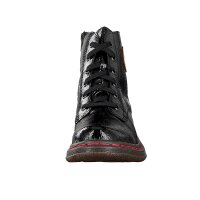 Rieker Damen Schn&uuml;rboot schwarz