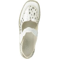 Rieker Damen Sandale wei&szlig;