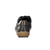 Remonte Damen Schnürschuh schwarz