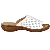 Rieker Damen Pantolette weiß