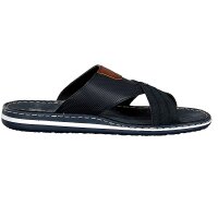 Rieker Herren Pantolette blau