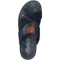 Rieker Herren Pantolette blau