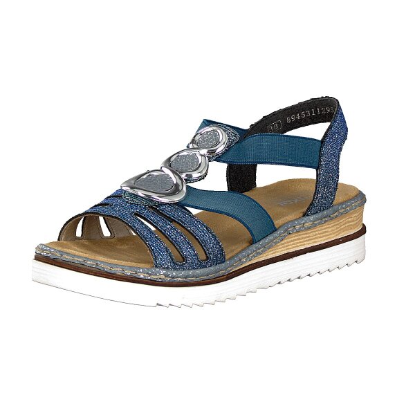 Rieker Damen Sandale blau