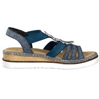 Rieker Damen Sandale blau