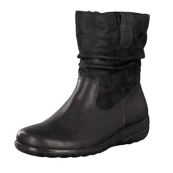 Rieker Damen Boot schwarz