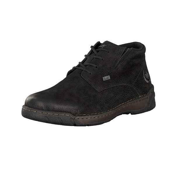 Rieker Herren Schn&uuml;rboot schwarz