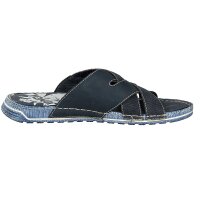Rieker Herren Pantolette blau