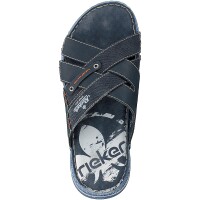 Rieker Herren Pantolette blau