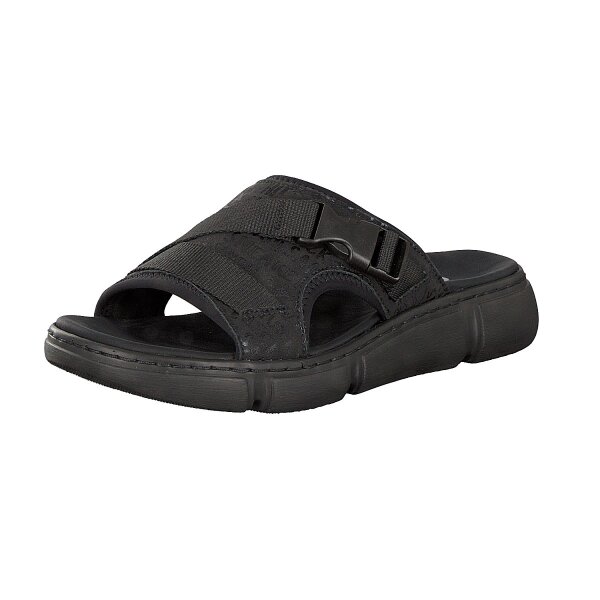 Rieker Damen Pantolette schwarz