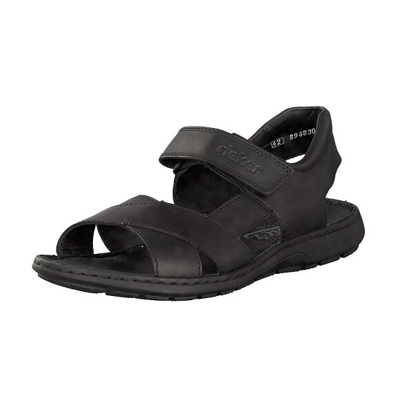 Rieker Herren Sandale schwarz