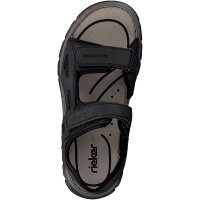 Rieker Herren Sandale schwarz