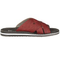 Rieker Herren Pantolette rot