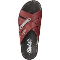 Rieker Herren Pantolette rot