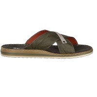 Rieker Herren Pantolette grün