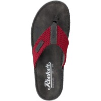 Rieker Herren Pantolette rot