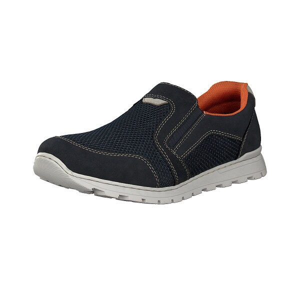 Rieker Herren Slipper blau