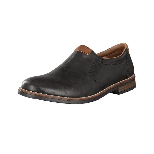 Rieker Herren Slipper schwarz
