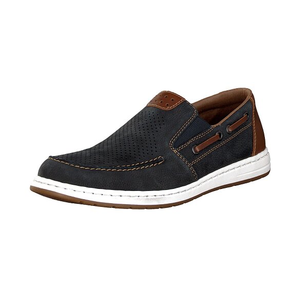 Rieker Herren Slipper blau