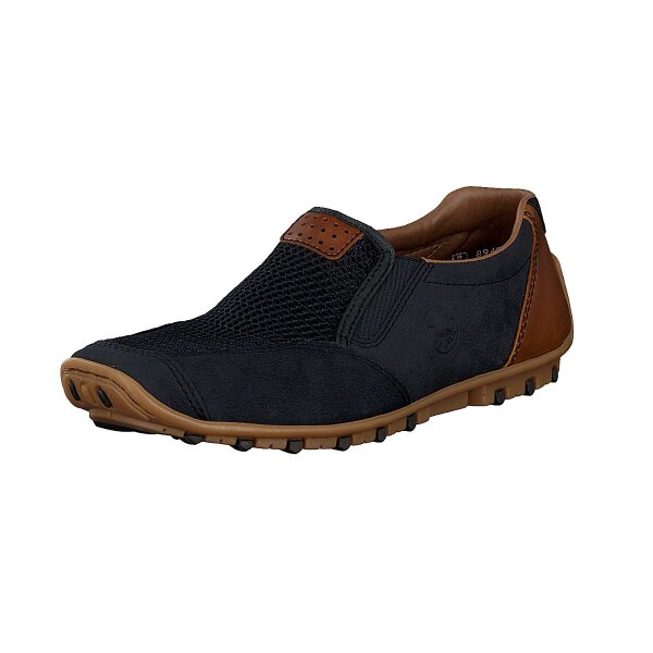 Rieker Herren Slipper blau
