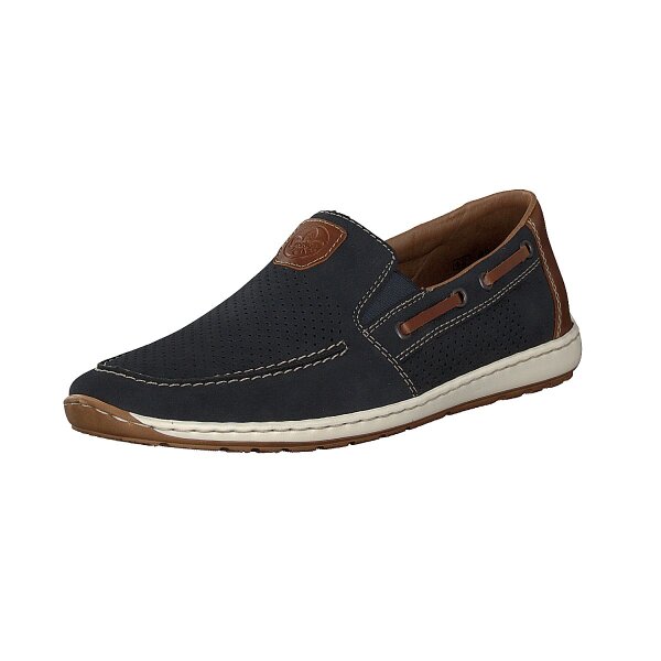 Rieker Herren Slipper blau