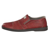 Rieker Herren Slipper rot