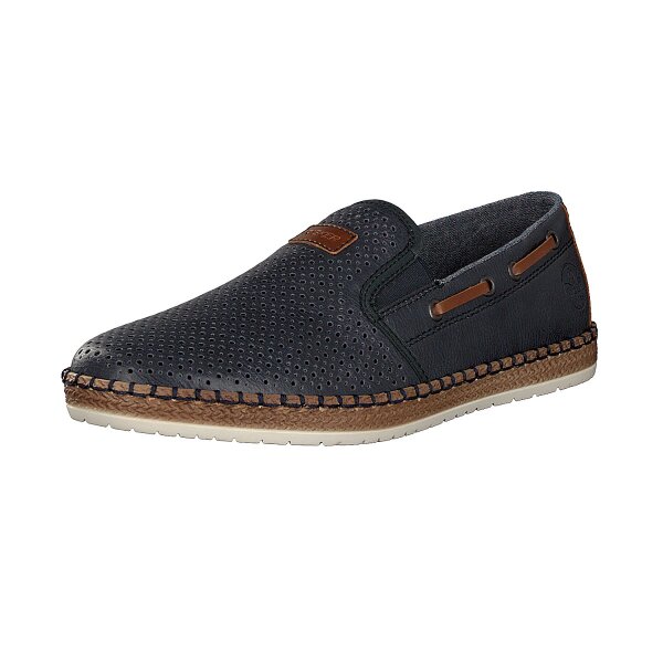 Rieker Herren Slipper blau