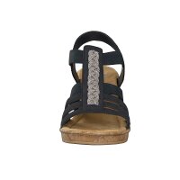 Rieker Damen Sandalette blau