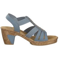 Rieker Damen Sandalette blau