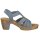 Rieker Damen Sandalette blau
