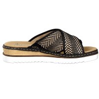 Rieker Damen Pantolette schwarz