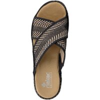 Rieker Damen Pantolette schwarz