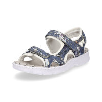 Rieker Damen Sandale blau multi