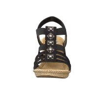 Rieker Damen Sandalette schwarz