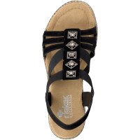 Rieker Damen Sandalette schwarz