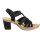 Rieker Damen Sandalette schwarz