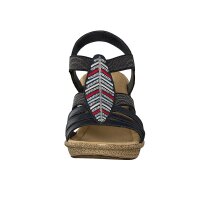 Rieker Damen Sandalette blau