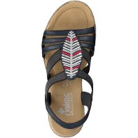 Rieker Damen Sandalette blau
