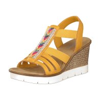 Rieker Damen Sandalette gelb