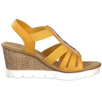 Rieker Damen Sandalette gelb