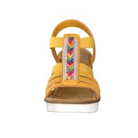 Rieker Damen Sandalette gelb