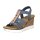 Rieker Damen Sandalette blau