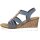 Rieker Damen Sandalette blau