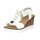Rieker Damen Sandalette wei&szlig;