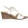 Rieker Damen Sandalette wei&szlig;
