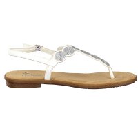 Rieker Damen Sandale wei&szlig;